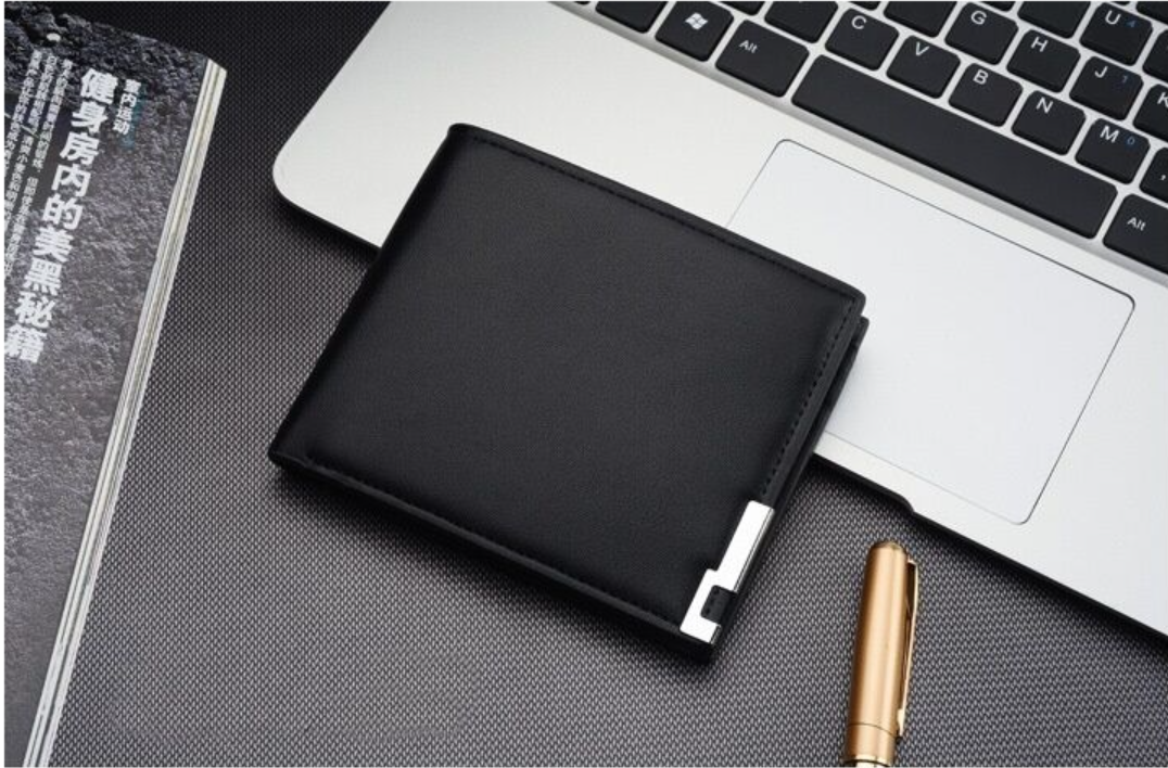 Men's Stylish Wallet, Multi-card Slot Ultra-thin Card Holder small wallet has a compact and portable design that can be easily carried, and you can keep the chain wallet in your pockets and pockets