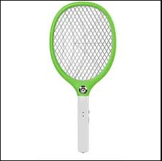 DP-06 Rechargeable Electric Mosquito Swatter with LED Light – Powerful Bug Zapper Racket for Home & Outdoor Use