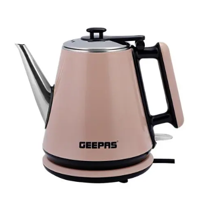 Geepas 1.2L Double Layer Electric Kettle – Cool-Touch Exterior & Stainless Steel Interior – Fast Boiling – Model GK38012