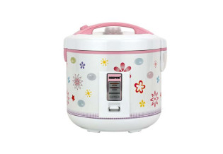 Geepas 3.2L Automatic Rice Cooker & Steamer – GRC35023 – Non-Stick Pot, Keep Warm Function, Energy Efficient for Home Kitchens