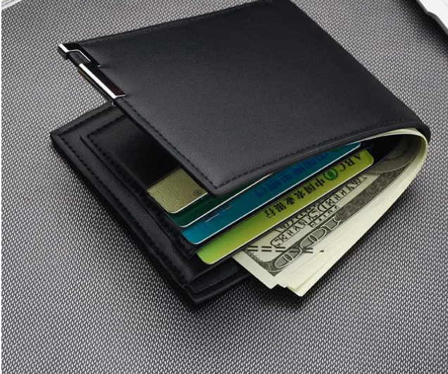 Men's Stylish Wallet, Multi-card Slot Ultra-thin Card Holder small wallet has a compact and portable design that can be easily carried, and you can keep the chain wallet in your pockets and pockets