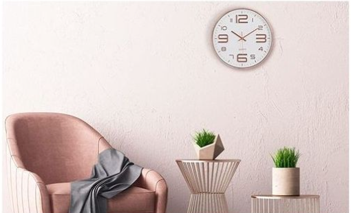 12 Inch (30cm) Rose Gold Hanging Digital Clock  beautiful decorative clock adds a touch of elegance to your bedroom, living room, office, kitchen, dining room, bathroom, school classroom and any room
