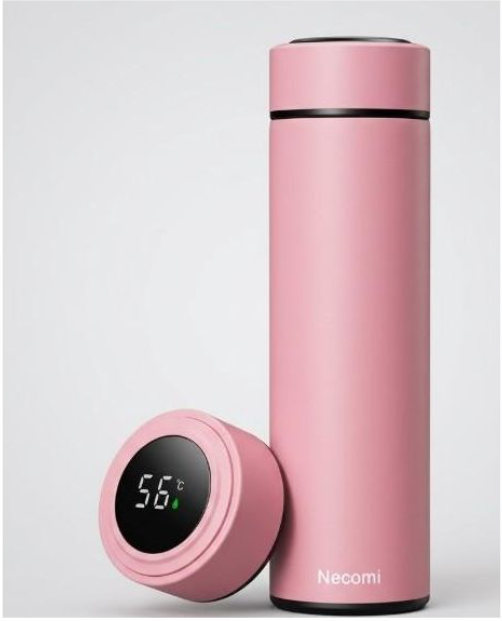 500ml Smart Water Tea Coffee Vacuum Bottle With Temperature Display - Ideal for travel, outdoor activities, car, office, home, school, nic, hot yoga, hiking, camping etc.