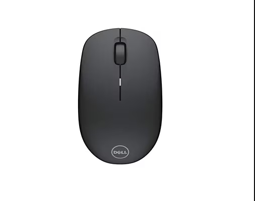 Dell WM126 Wireless Optical Mouse | 1000 DPI Precision | 12-Month Battery Life | 2.4GHz Plug-and-Play | Ambidextrous Design (Black)