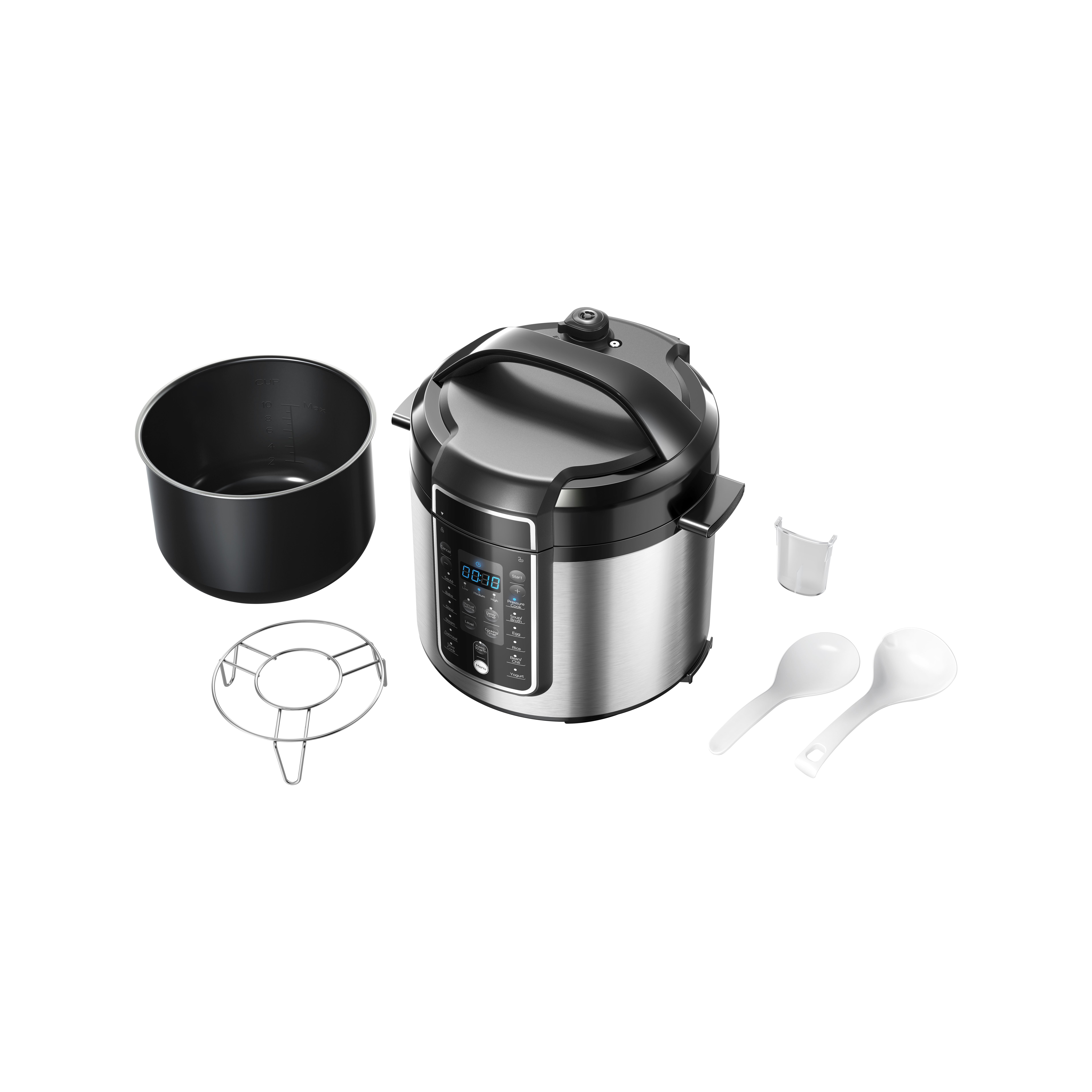 Midea 6L Multi-Function Electric Pressure Cooker | 1000W High-Efficiency Cooking | Smart Programmable Auto-Cooker – Model MY-CJ6002W | Premium Kitchen Essential