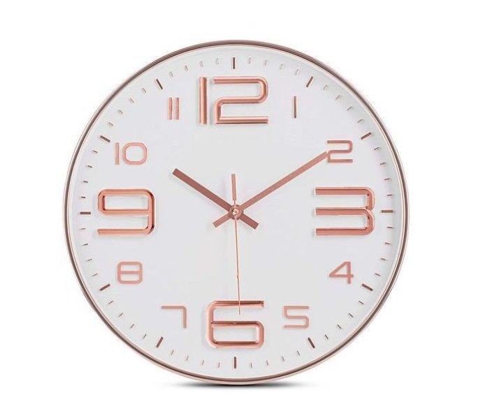 12 Inch (30cm) Rose Gold Hanging Digital Clock  beautiful decorative clock adds a touch of elegance to your bedroom, living room, office, kitchen, dining room, bathroom, school classroom and any room