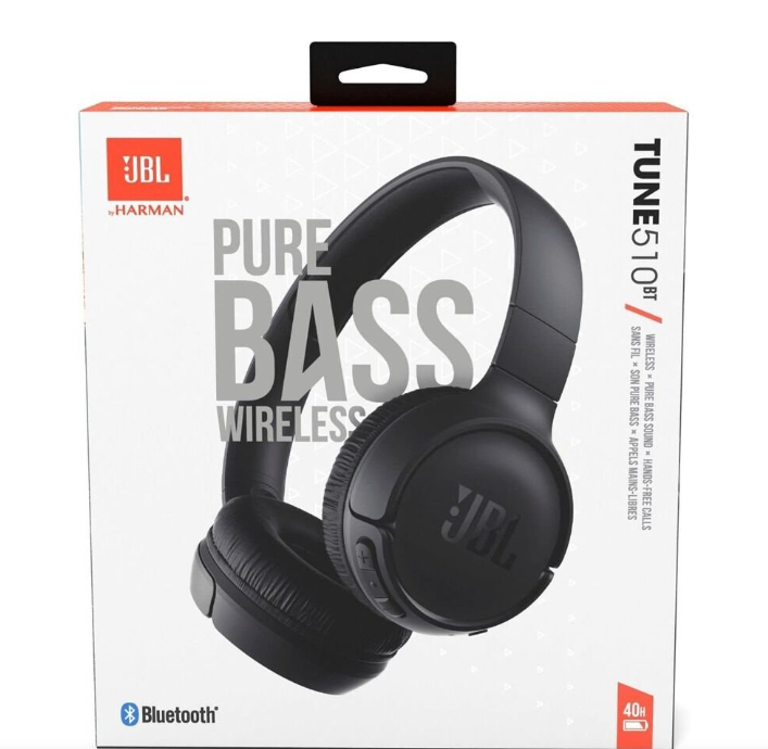 Jbl Tune 510BT Powerful Pure Bass Wireless Headphones