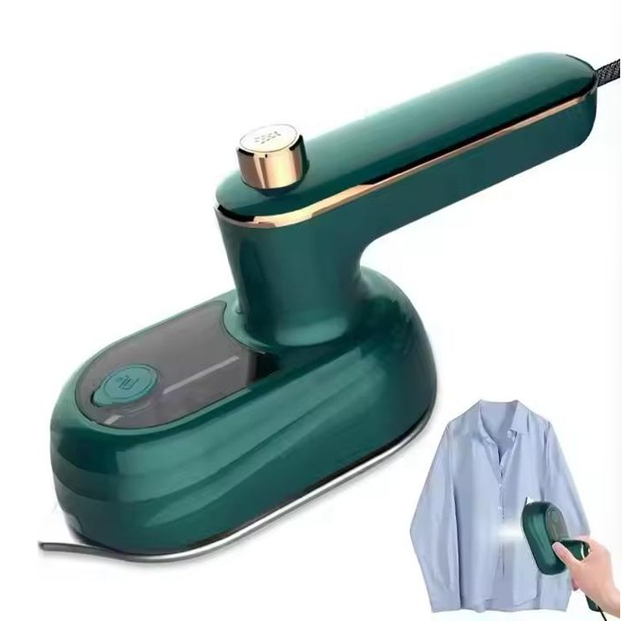 Professional portable travel iron box - Titanium gold flat iron, electronic travel folding iron, steam iron, customized mini steam iron, electric iron