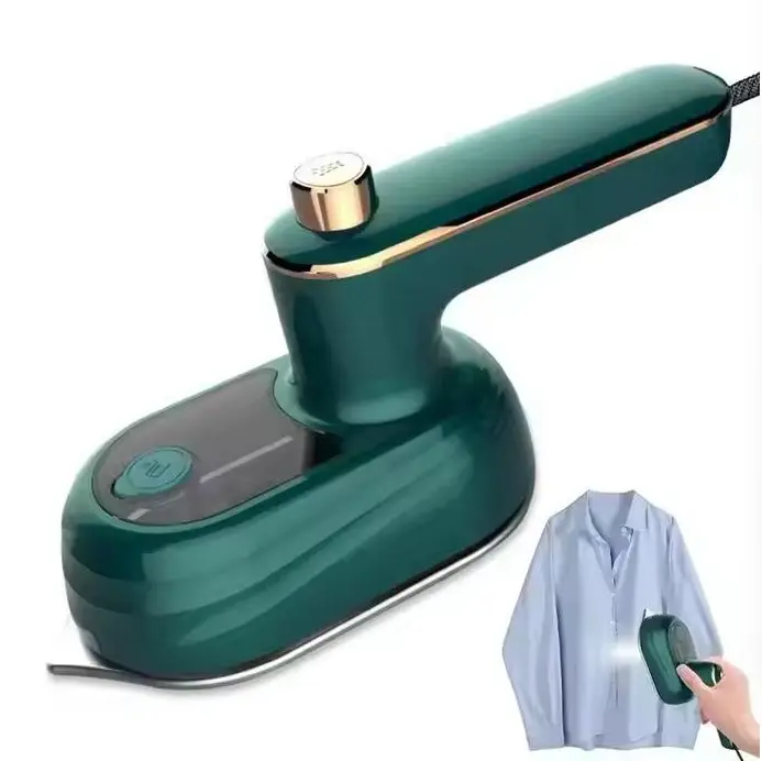 Professional portable travel iron box - Titanium gold flat iron, electronic travel folding iron, steam iron, customized mini steam iron, electric iron