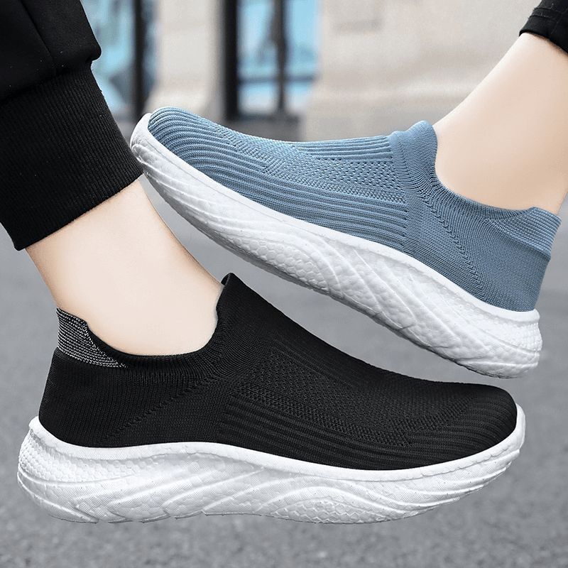 2026 New Fashion Sneakers, Casual Soft-Soled Trendy One-Step Running Men's Shoes with Shock-Absorbing Soles