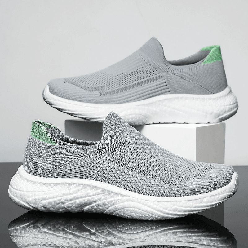 2026 New Fashion Sneakers, Casual Soft-Soled Trendy One-Step Running Men's Shoes with Shock-Absorbing Soles