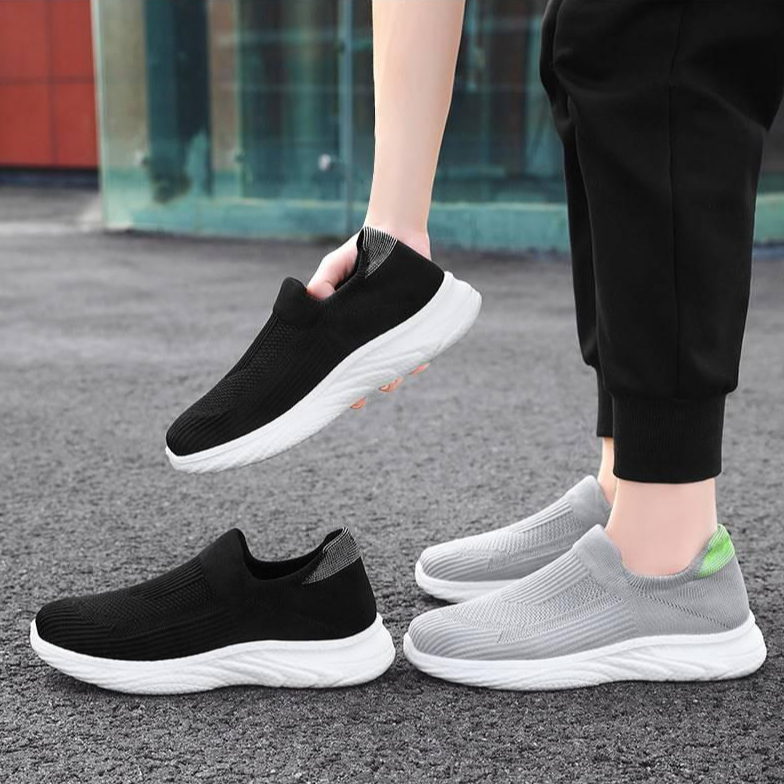 2026 New Fashion Sneakers, Casual Soft-Soled Trendy One-Step Running Men's Shoes with Shock-Absorbing Soles