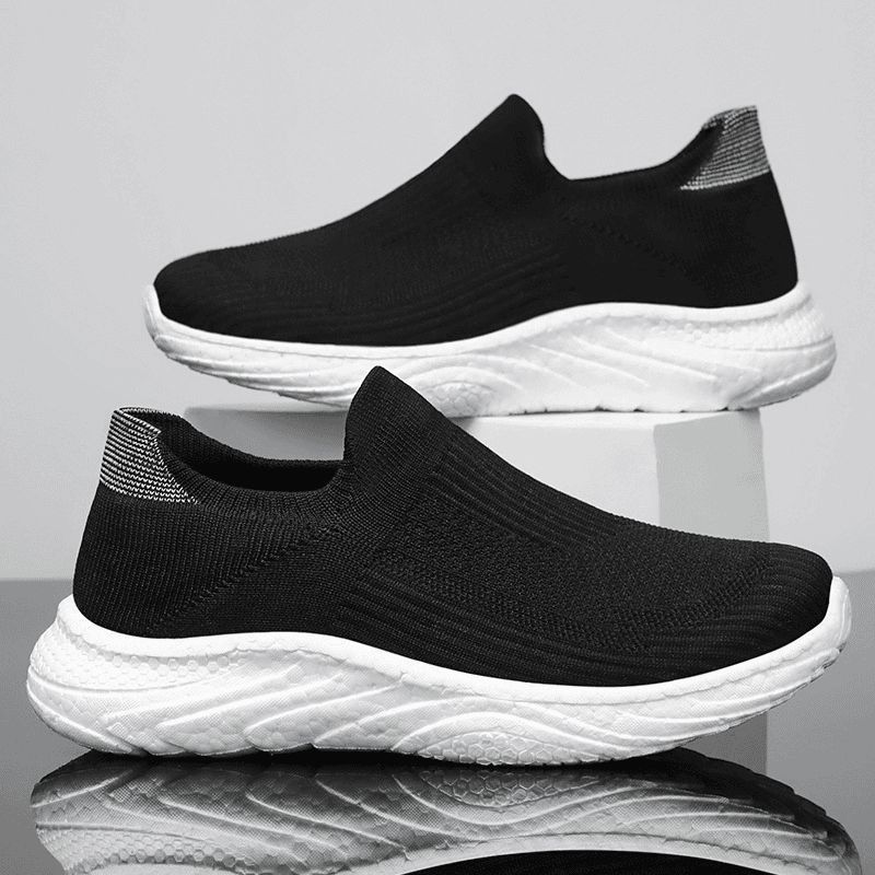 2026 New Fashion Sneakers, Casual Soft-Soled Trendy One-Step Running Men's Shoes with Shock-Absorbing Soles