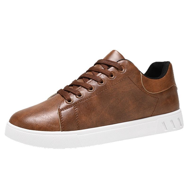 Plus Size Spring White Sneakers Korean Style Trendy Casual Fashion Sports Shoes 2026 New Model Men's Shoes