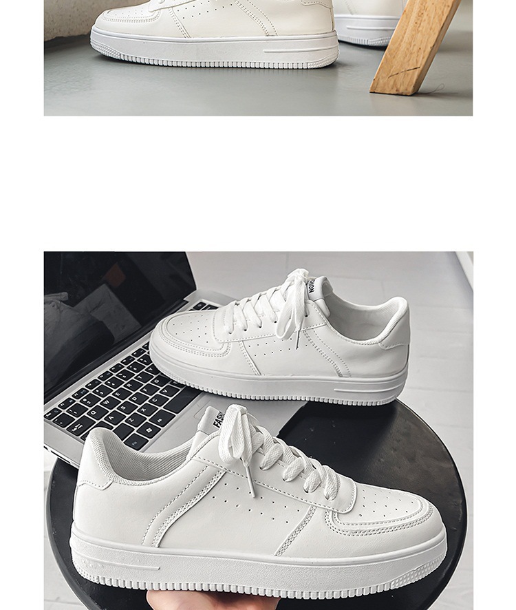 White Canvas Shoes for Men, Summer Breathable, Youthful and Versatile Casual Male Shoes, 2026 New Style, Pure White Student Sports Sneakers