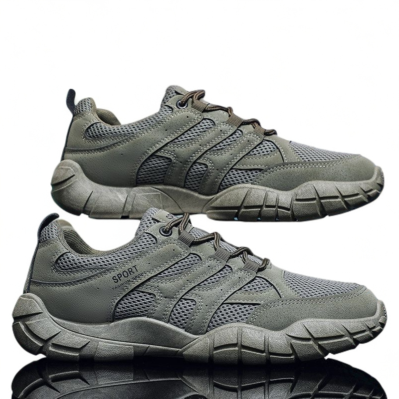 2026 New Men's Breathable Mesh Sports Shoes, Casual Shoes, Trendy, Versatile, Lightweight, Anti Slip, and Walking Shoes