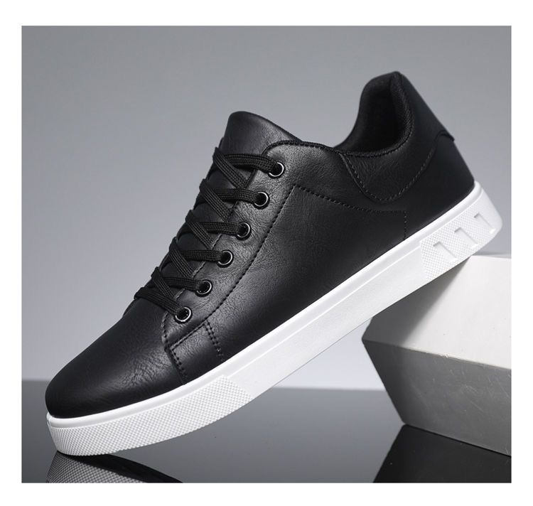 Plus Size Spring White Sneakers Korean Style Trendy Casual Fashion Sports Shoes 2026 New Model Men's Shoes