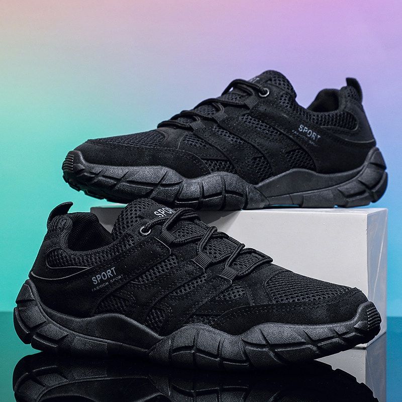 2026 New Men's Breathable Mesh Sports Shoes, Casual Shoes, Trendy, Versatile, Lightweight, Anti Slip, and Walking Shoes