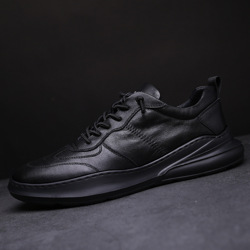 【Really Cowhide】Spring New Style Shoe - Fashion Versatile Leather Shoe with Soft Leather Sole, Perfect for Driving, Lazy Leisure Shoe, White Sneaker