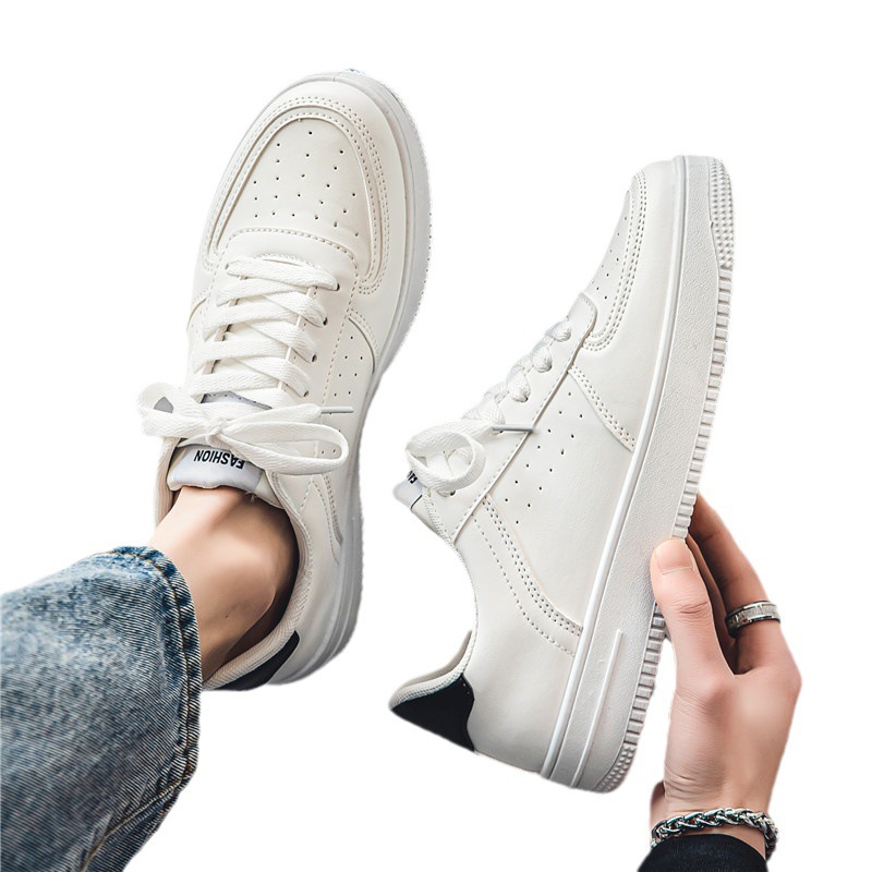 White Canvas Shoes for Men, Summer Breathable, Youthful and Versatile Casual Male Shoes, 2026 New Style, Pure White Student Sports Sneakers