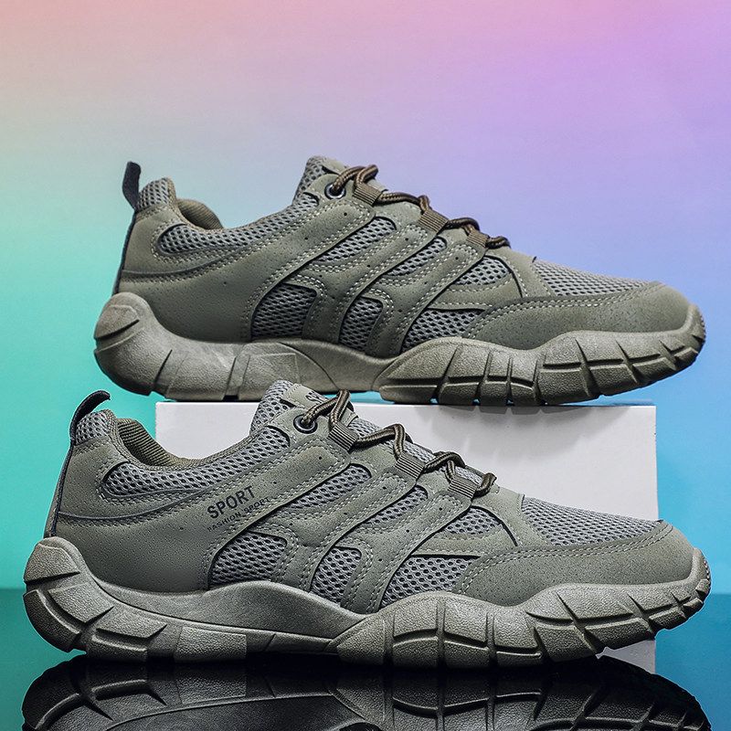 2026 New Men's Breathable Mesh Sports Shoes, Casual Shoes, Trendy, Versatile, Lightweight, Anti Slip, and Walking Shoes