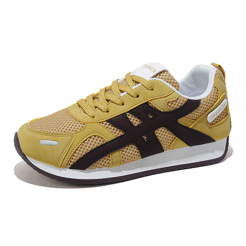 New summer women's shoes, breathable mesh German training shoes, women's Korean style versatile flat low-cut sports shoes, casual Forrest Gump shoes