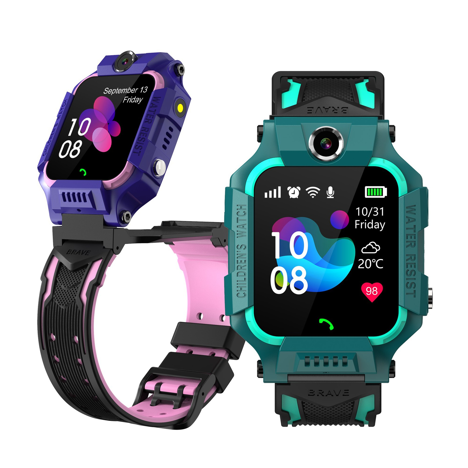 2G Children Smart Watch Kids Waterproof Smartwatch Wrist For Boy Girl Wristwatch Digital Connected Electronic Clock Child Hand Band