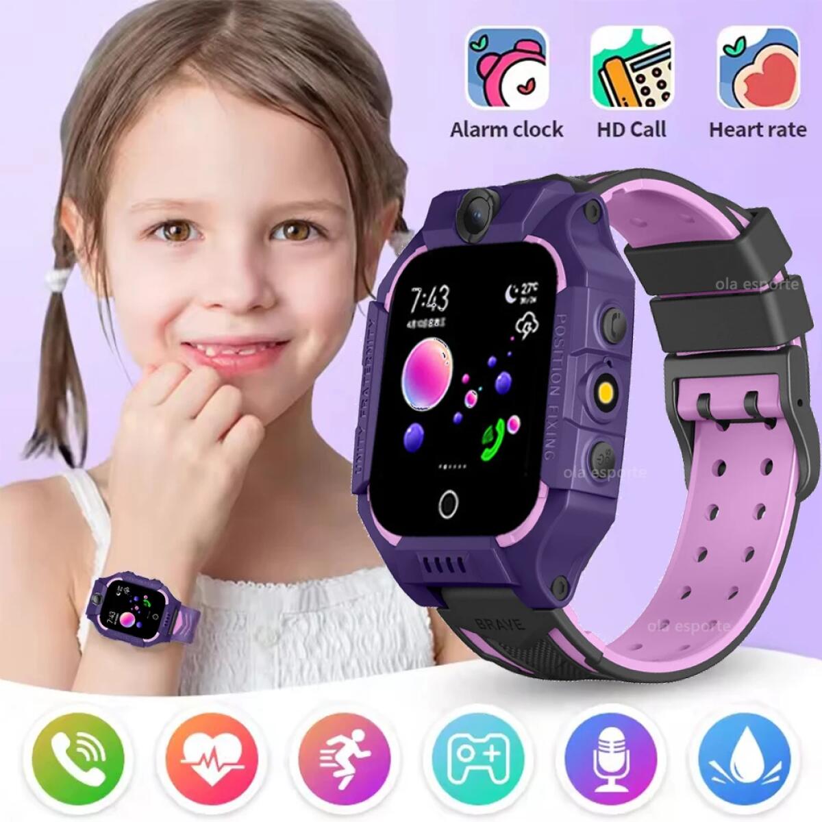 2G Children Smart Watch Kids Waterproof Smartwatch Wrist For Boy Girl Wristwatch Digital Connected Electronic Clock Child Hand Band