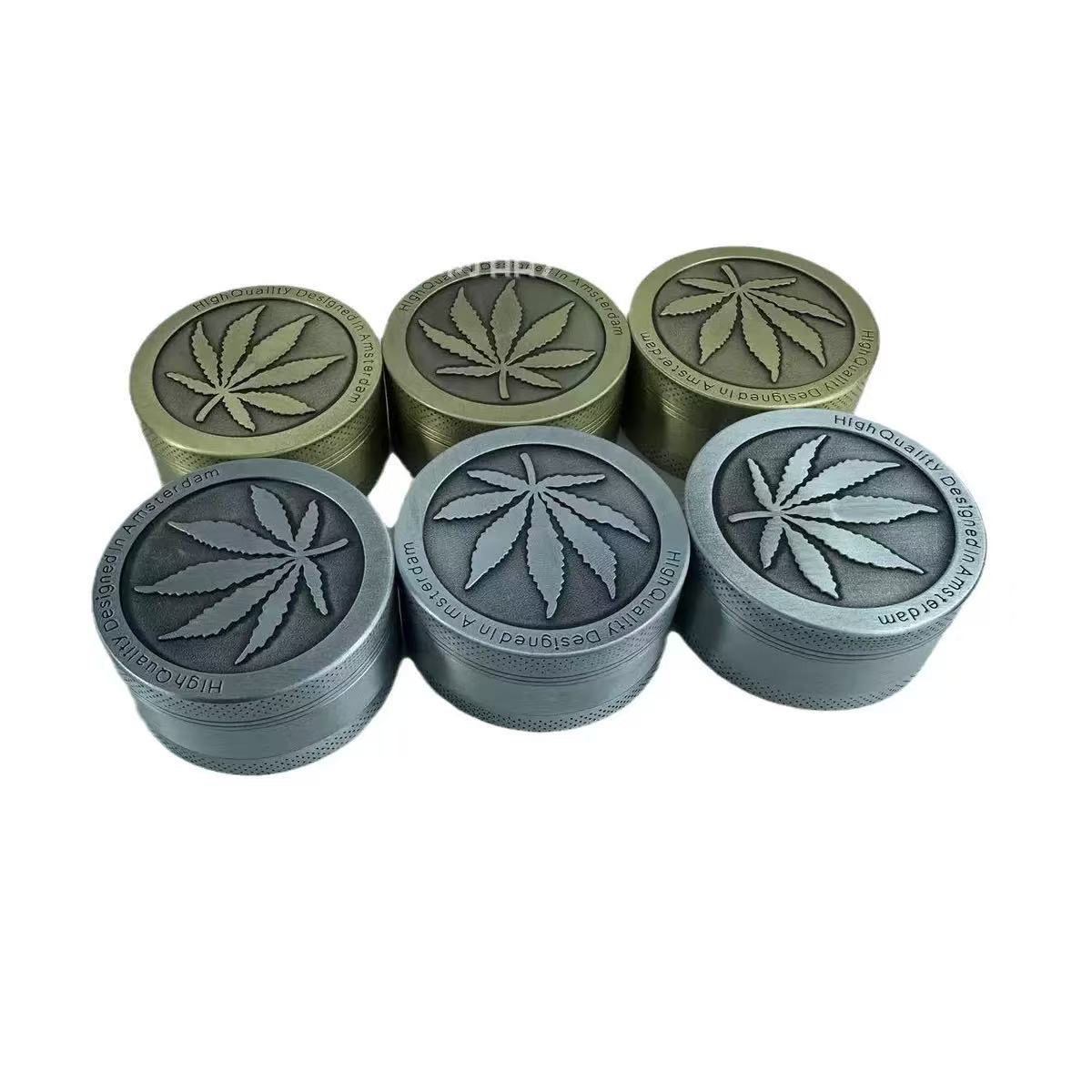 4-layer Herb Tobacco Weed Grinder Smoking Accessories Manual Hand Grass Spice Herb Grinder Miller Crusher Machine Kitchen