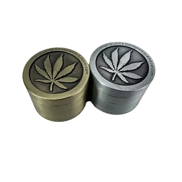 4-layer Herb Tobacco Weed Grinder Smoking Accessories Manual Hand Grass Spice Herb Grinder Miller Crusher Machine Kitchen