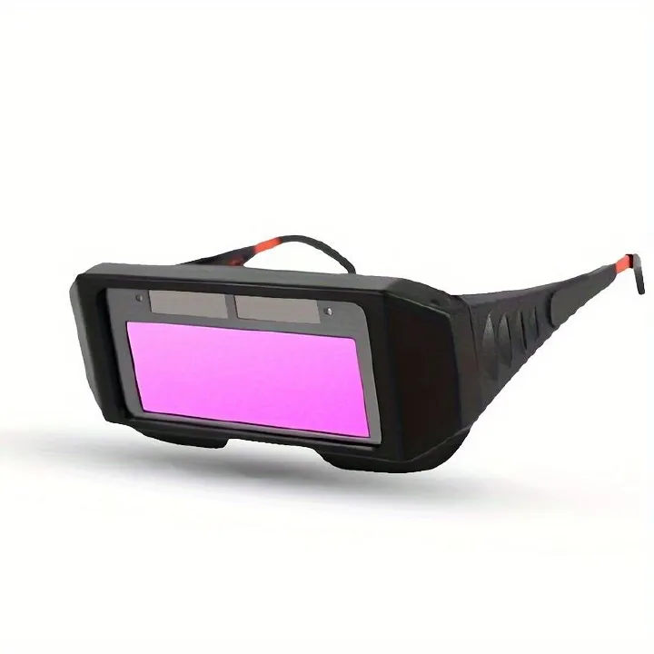 Auto-Darkening Solar Powered Welding Helmet Goggles LCD Welder Glasses for for TIG MIG MMA Gas Welding and Chainsaw Work