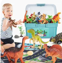 Prehistoric Jurassic World animals reptiles sea animals insects dinosaur wild animal plastic animal tys for kids learning and fun