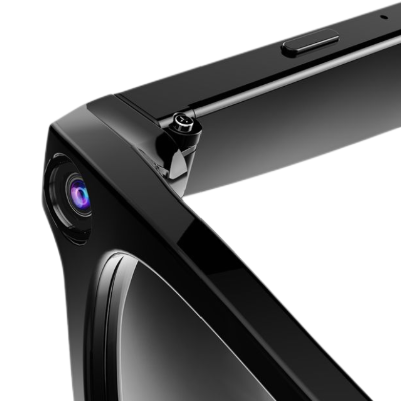 Rayna AI Smart Glasses - Hands-Free 1080P Video Recording, Live Audio Translation & AI Assistant; Lightweight TR90 Bluetooth Eyewear, Compatible with All Smartphones, Long Battery Life for Men & Women