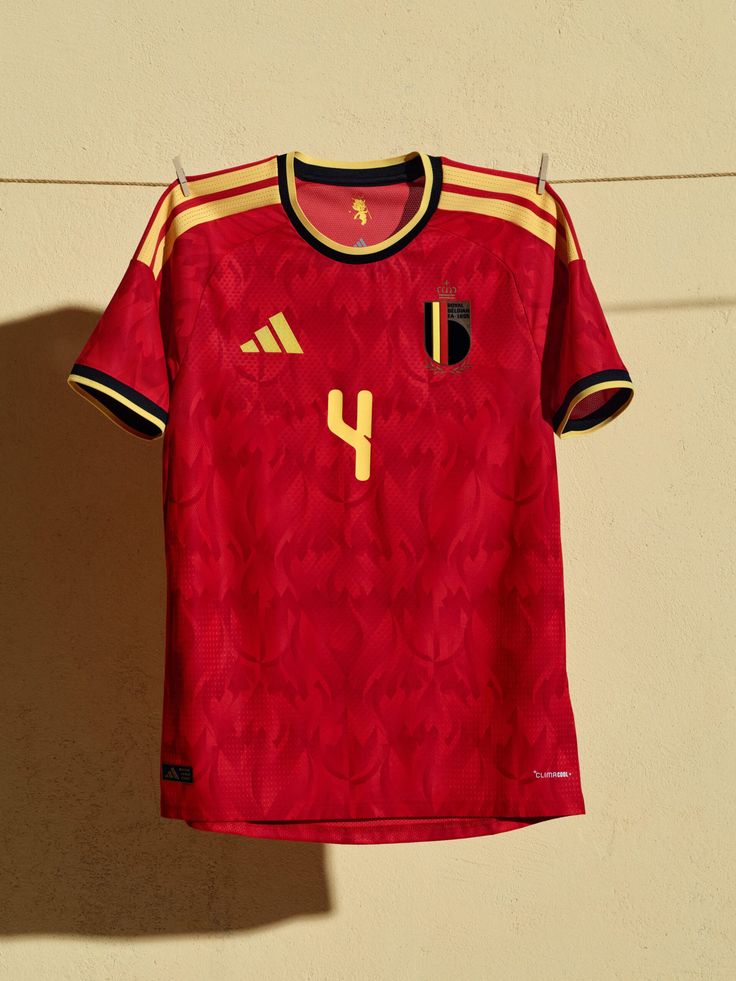 Belgium Home Kit 2025/26 | World Cup Edition | Classic Red | Official Royal Belgian FA Badge