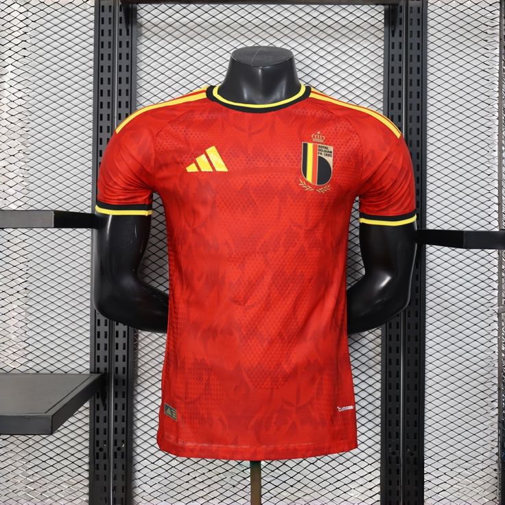Belgium Home Kit 2025/26 | World Cup Edition | Classic Red | Official Royal Belgian FA Badge