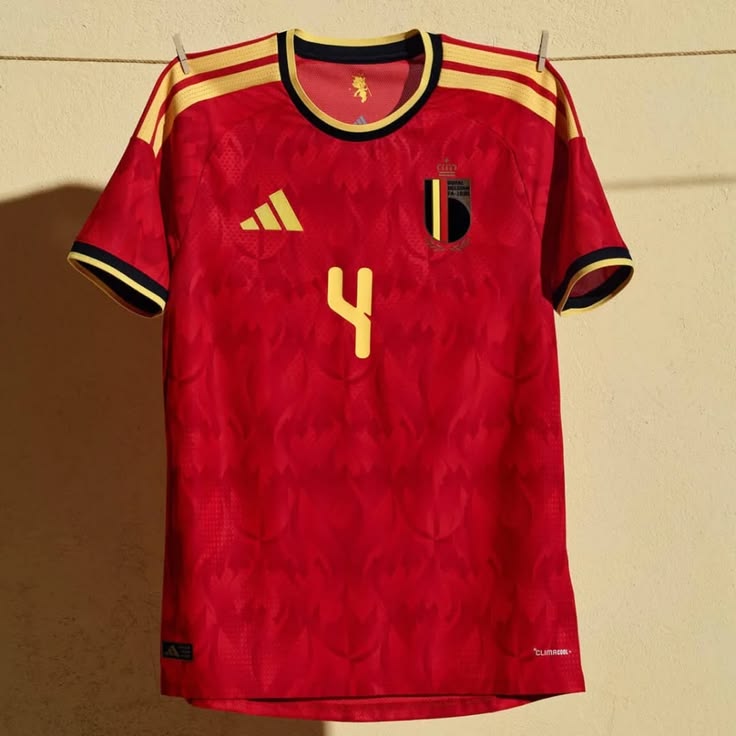 Belgium Home Kit 2025/26 | World Cup Edition | Classic Red | Official Royal Belgian FA Badge
