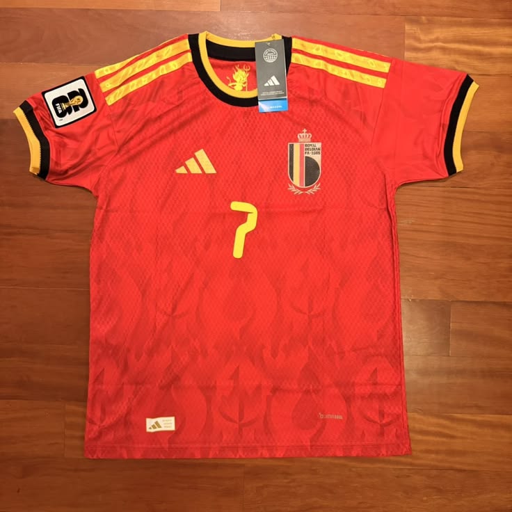 Belgium Home Kit 2025/26 | World Cup Edition | Classic Red | Official Royal Belgian FA Badge