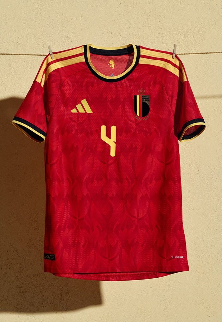 Belgium Home Kit 2025/26 | World Cup Edition | Classic Red | Official Royal Belgian FA Badge