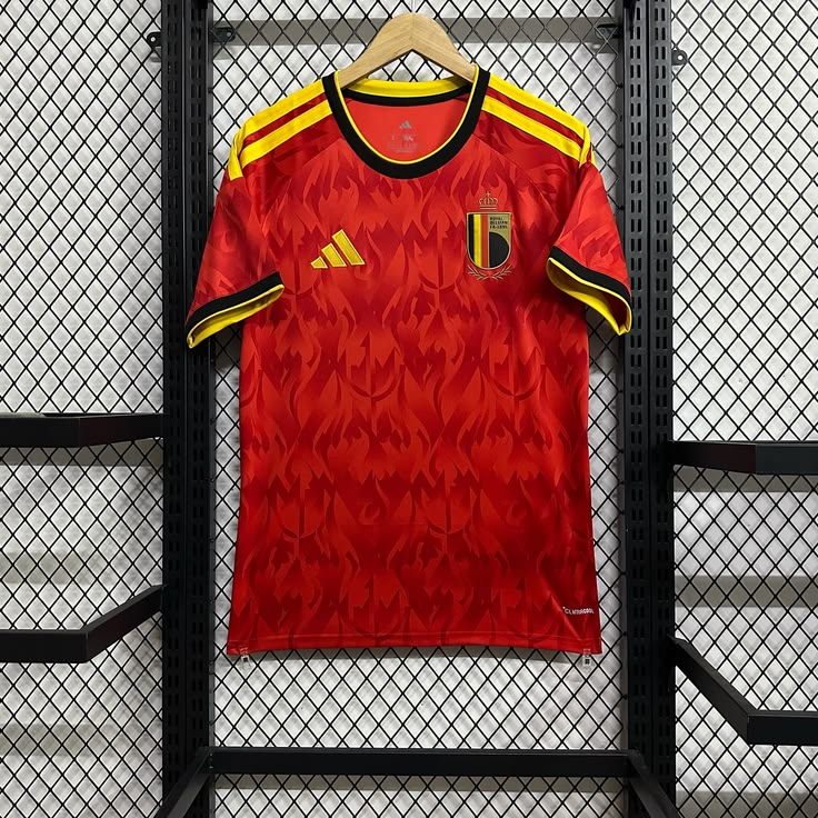 Belgium Home Kit 2025/26 | World Cup Edition | Classic Red | Official Royal Belgian FA Badge