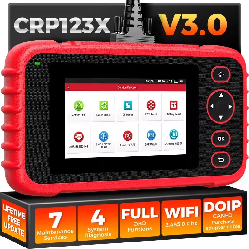 LAUNCH X431 CRP919E BT Bi-directional Auto Full System Diagnostic Tool ECU Coding OBD2 Scanner Professional Vehicle Analyzer