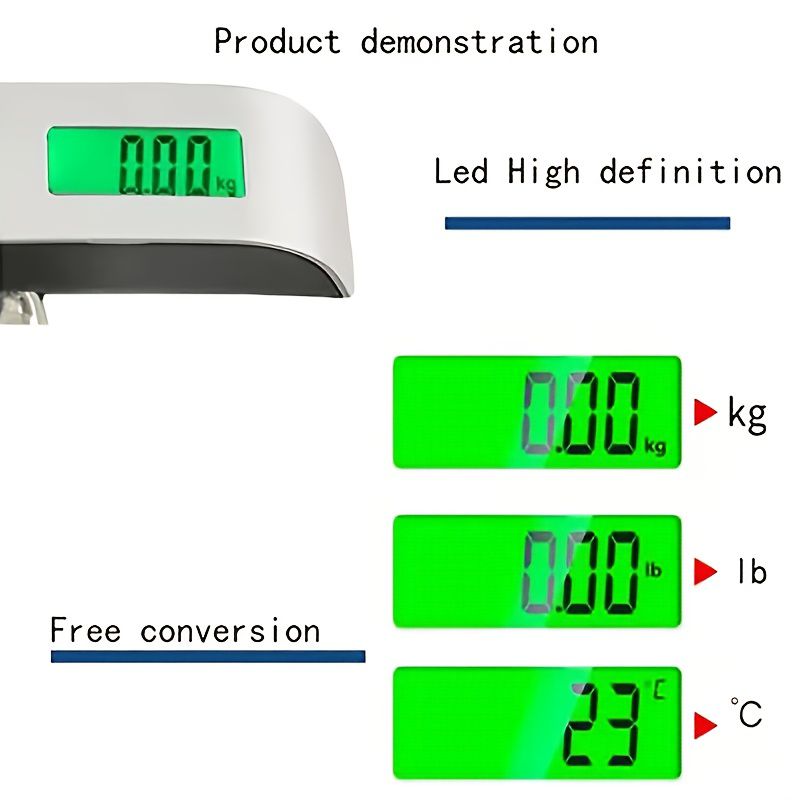 Portable Digital Luggage Scale for Travels