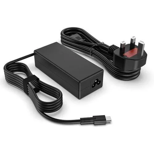 Original HP 65W USB Type-C Laptop Charger Adapter – Compact & Travel-Friendly Design