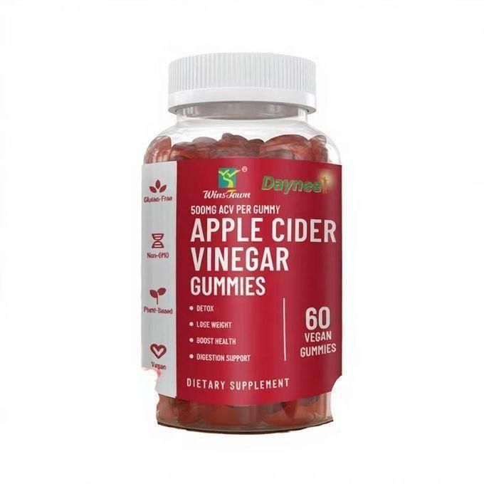 Daynee Apple Cider Vinegar Gummies (500mg) Dietary Supplement for Detox, Weight Loss, Cholesterol, and Energy