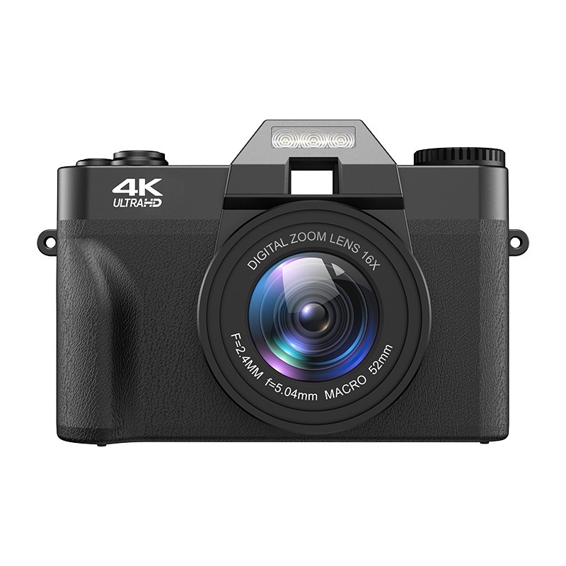 HD 4K Digital Camera Mirrorless Retro with WiFi Student Digital Camcorder Vlog Digital Camera