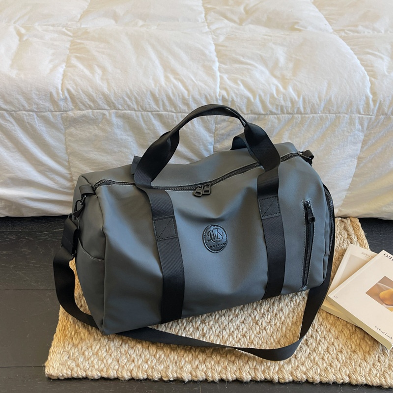 Multi-functional leisure travel bag with wet and dry separation, shoe compartment, suitable for swimming, fitness, women's outdoor short-trip camping storage bag