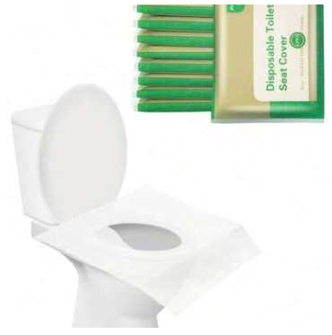 Toilet Seat Cover Disposable Flushable Paper Travel Toilet Seat Cover Portable For Adult And Kids' Potty Training Travel Essential Accessories For Airplane Road Trips Camping Hotel Back To Schooltrave
