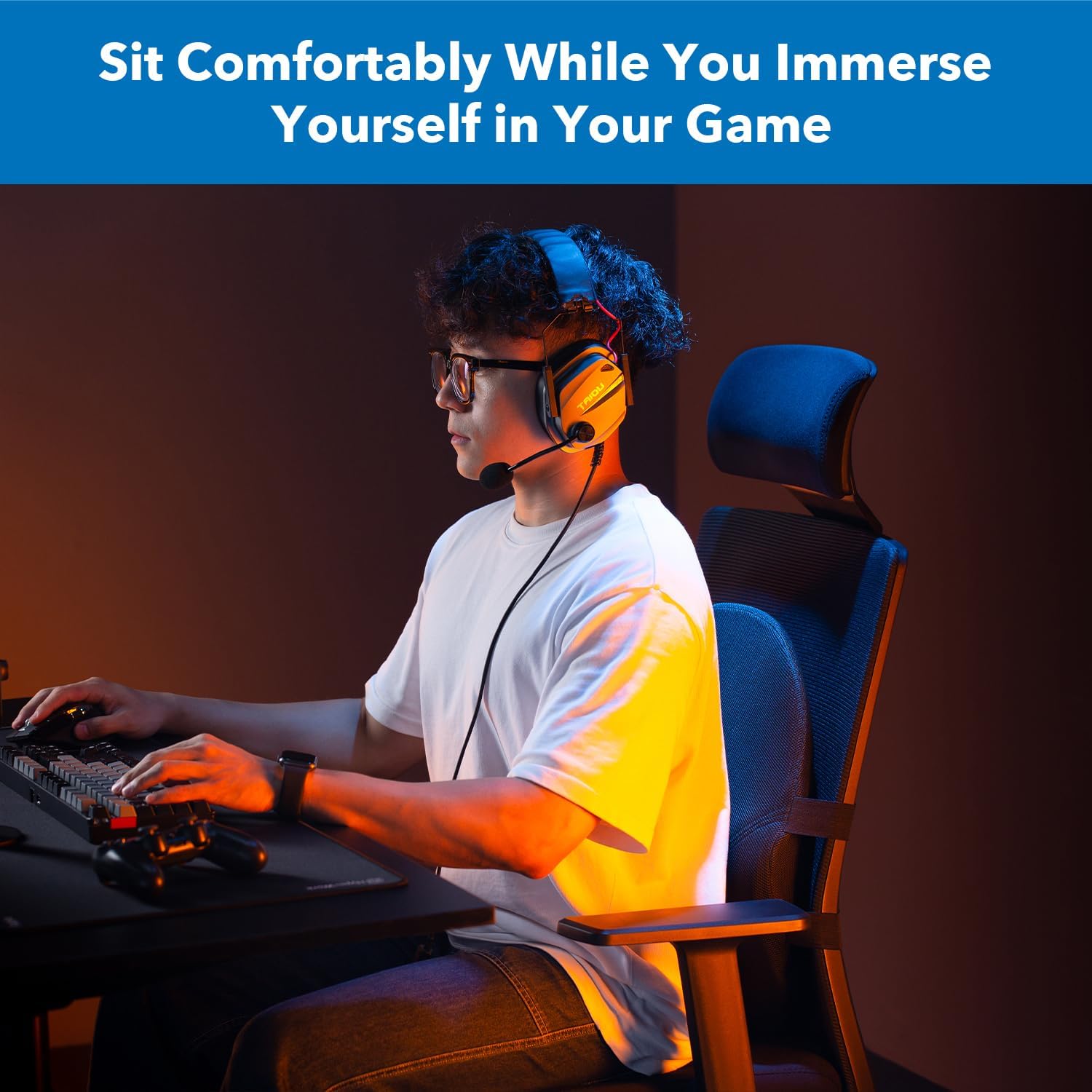 Cozy Orthopedic Back Rest Seat Cushion Ergonomic Memory Foam Lumbar Support for Back Pain Relief Office Chair and Car