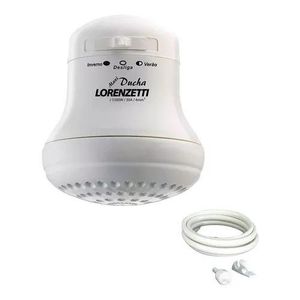 Lorenzetti Instant Hot Water Heater Shower Head – Hot ceilling Electric Shower Head for Instant Warm Water, Energy Efficient, Safe & Easy Installation.