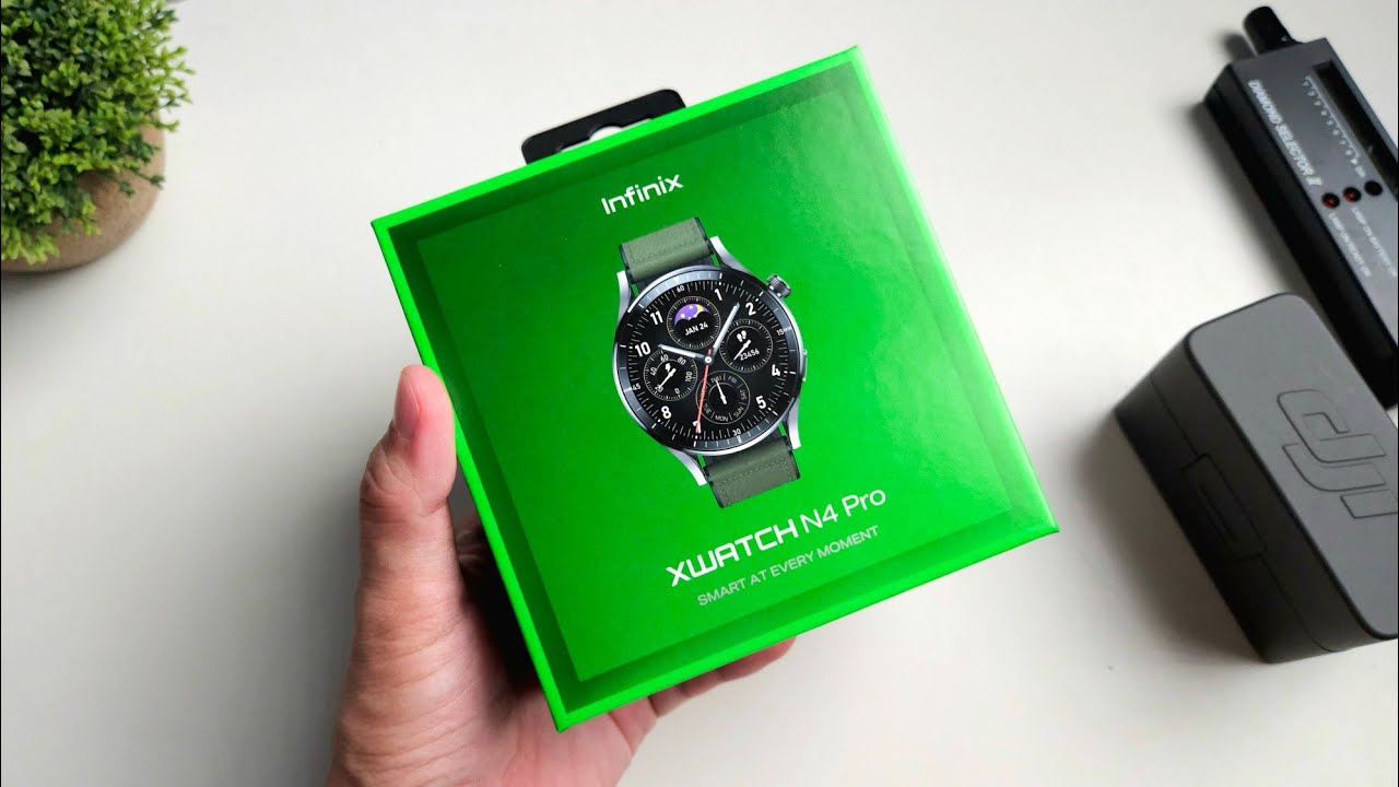 Infinix XWatch N4 Pro Smart Watch AMOLED Display Bluetooth Calling IP68 Waterproof Heart Rate Sleep Monitor 100 Sports Modes Long Battery Life Wireless Charging Fitness Smartwatch for Android & iPhone