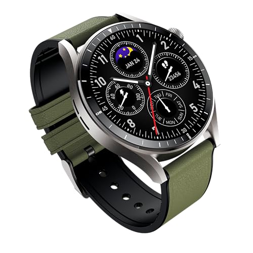 Infinix XWatch N4 Pro Smart Watch AMOLED Display Bluetooth Calling IP68 Waterproof Heart Rate Sleep Monitor 100 Sports Modes Long Battery Life Wireless Charging Fitness Smartwatch for Android & iPhone
